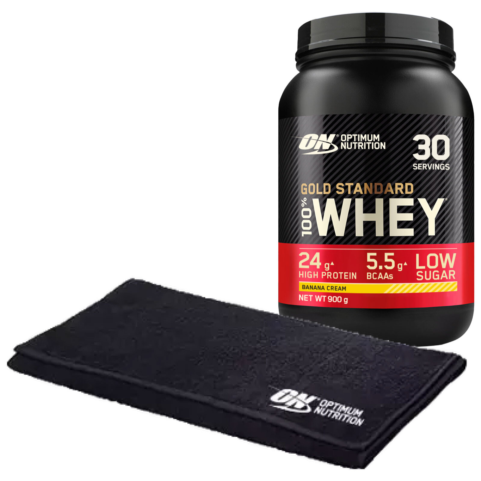 Proteine Isolate in Polvere Crema di Banana 900g Gold Standard 100% Whey con Aminoacidi + Asciugamano