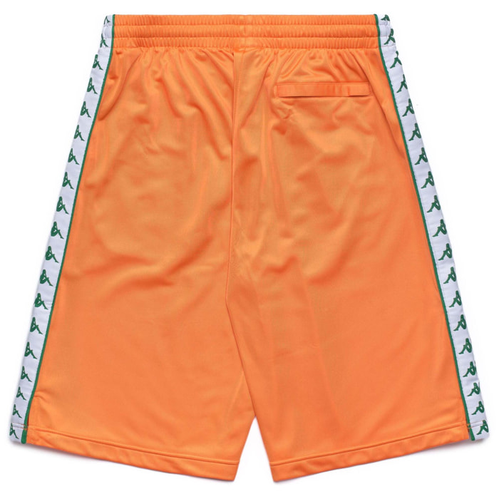 Pantaloni Corti Kappa Uomo 222 Banda Treadwellz Arancione