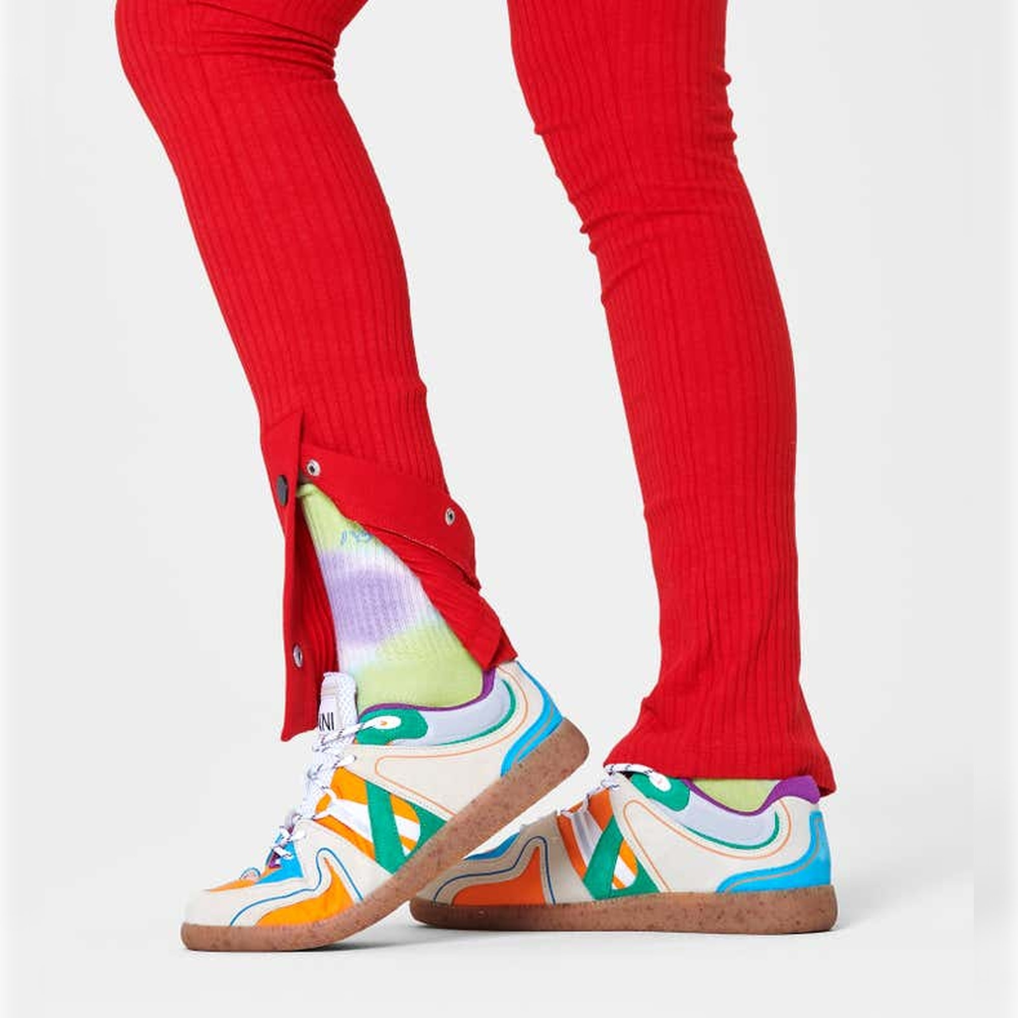 Calcetines est 2008 3/4 crew multicolor talla 36-40