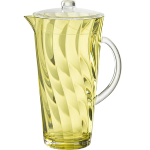 J-Line carafe Vague - plastque - jaune