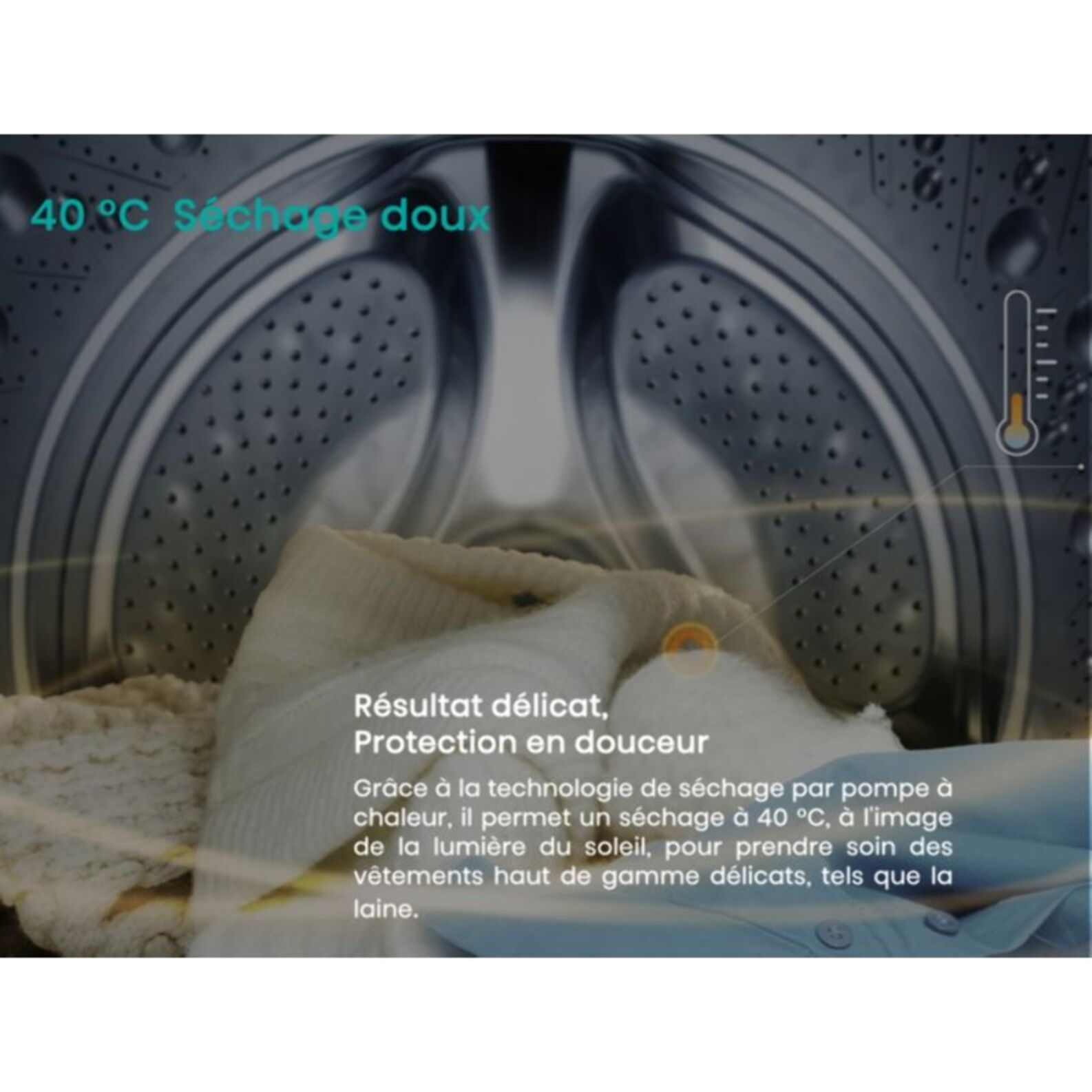 Lave linge séchant hublot HISENSE WD5I1245BWRH