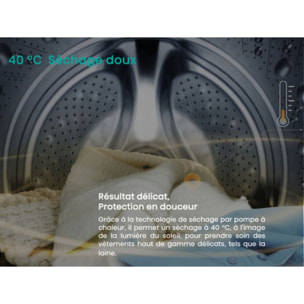 Lave linge séchant hublot HISENSE WD5I1245BWRH