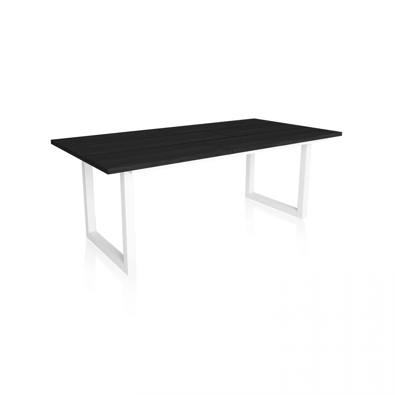 Mesa de comedor Altea 200 Negro Blanco
