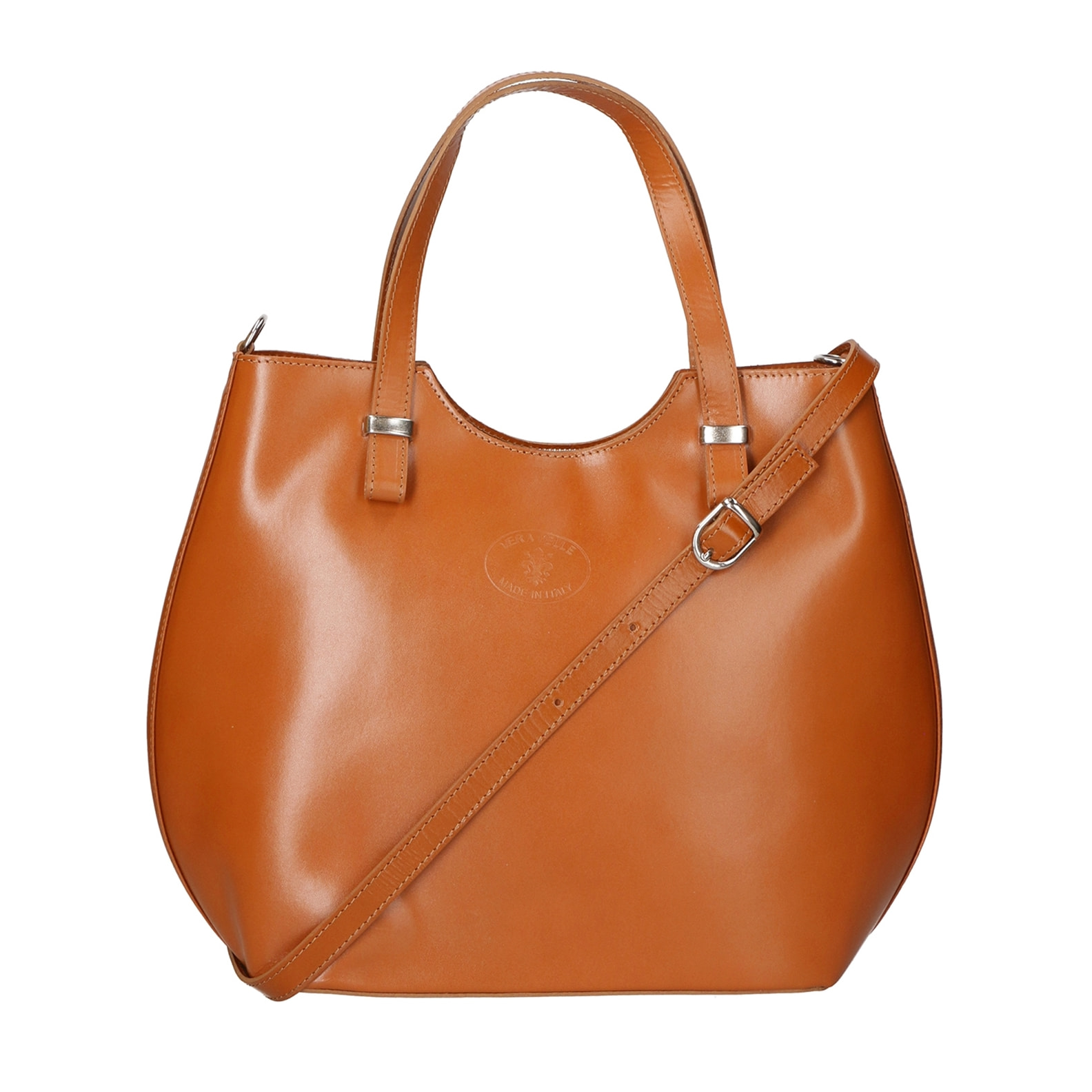 Borsa a mano da Donna Egle in Vera Pelle Made in Italy 31x42x14 cm