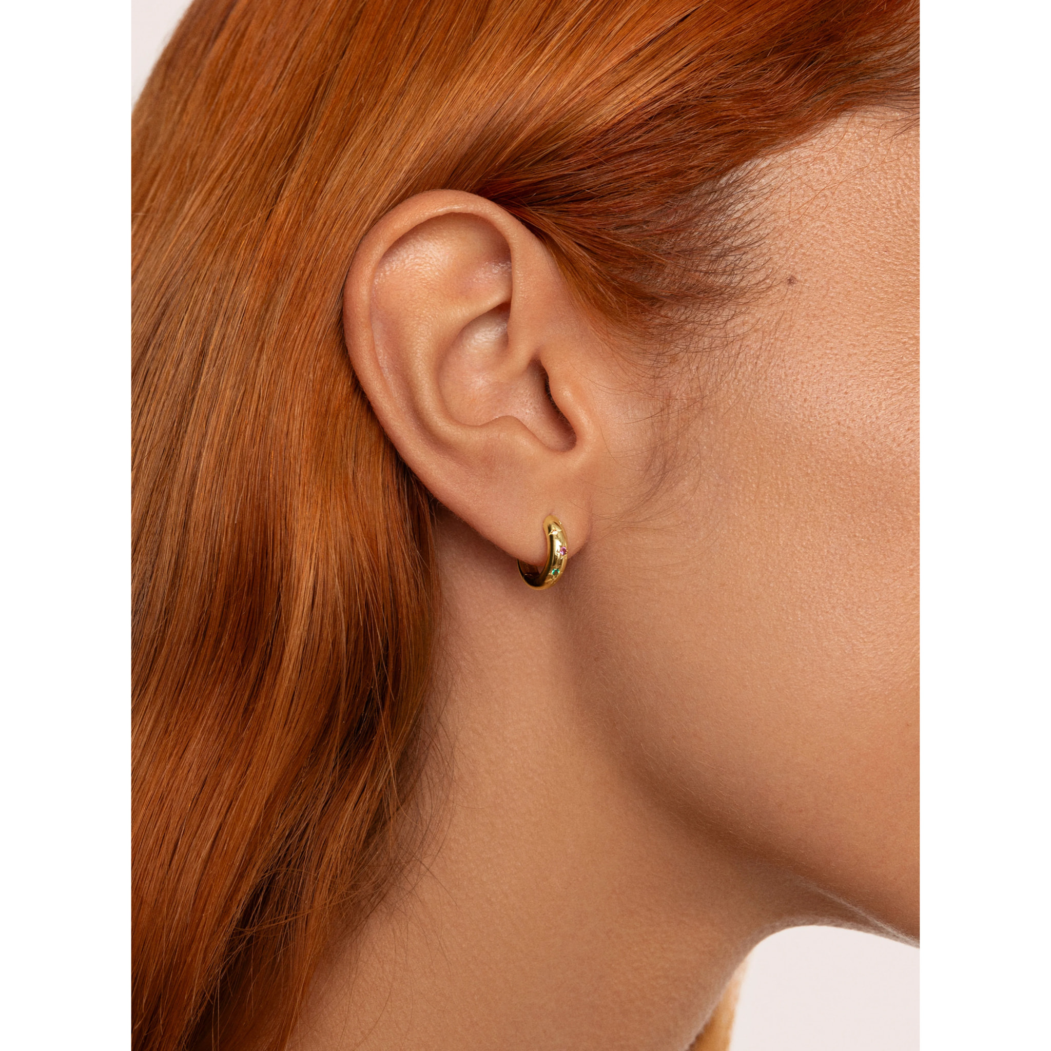 Orecchino Spark Color Placcato Oro