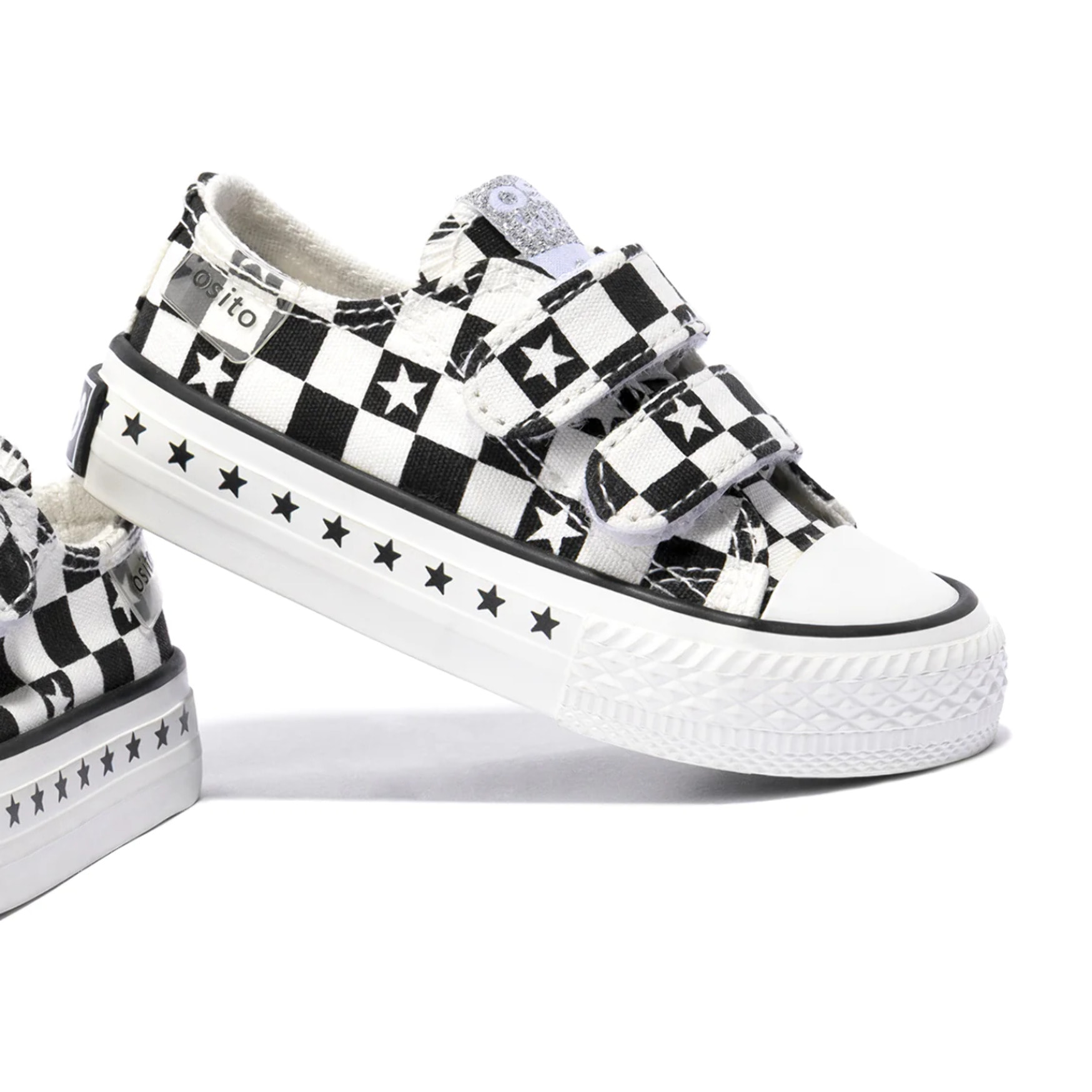 Zapatillas de Bebés de Lona en Negro