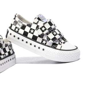 Zapatillas de Bebés de Lona en Negro