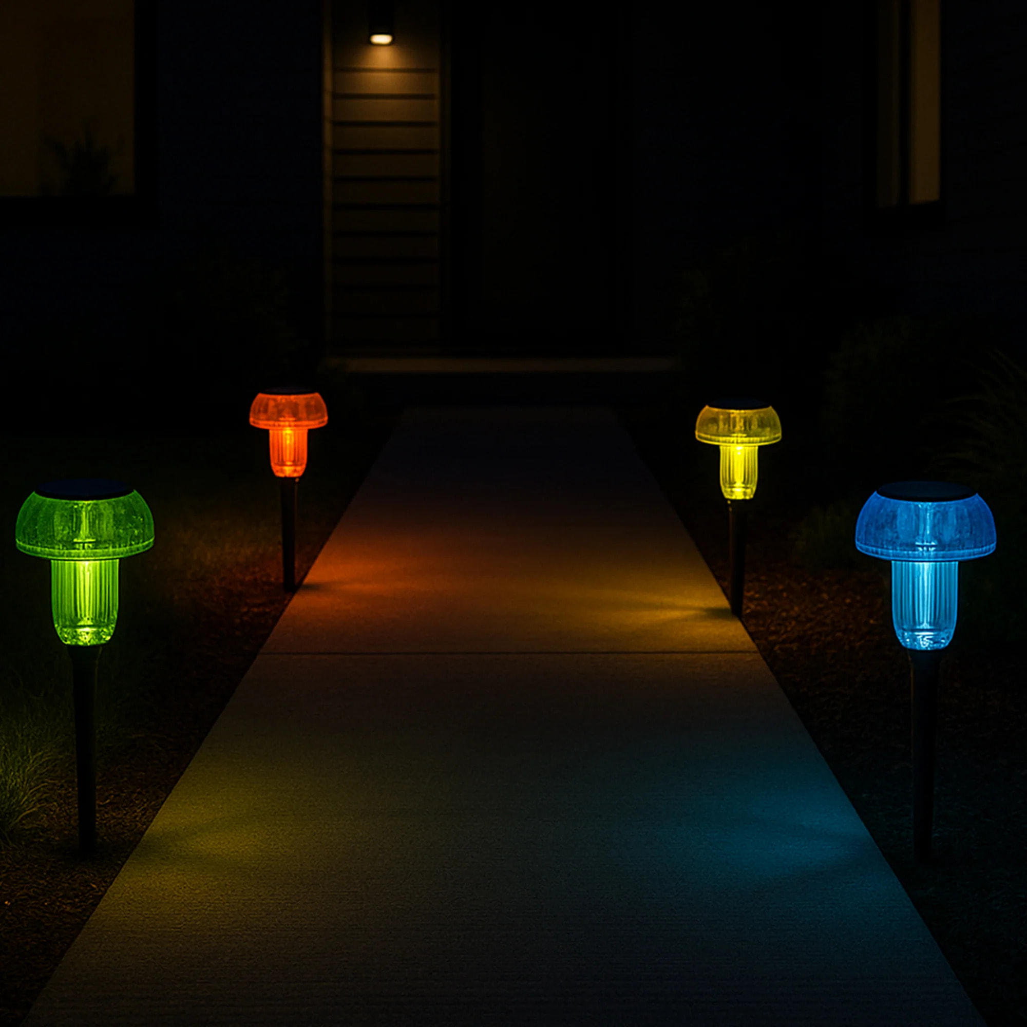 4 Balise solaire champignon MUSHY H24CM