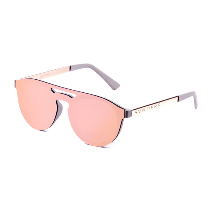 GAFAS DE SOL SUNPERS BIARRITZ DOUBLE BRIDGE METAL de color Rosa