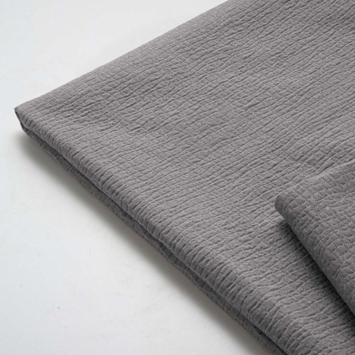 Colcha TERRE 50% algodón/50% poliéster - gris -