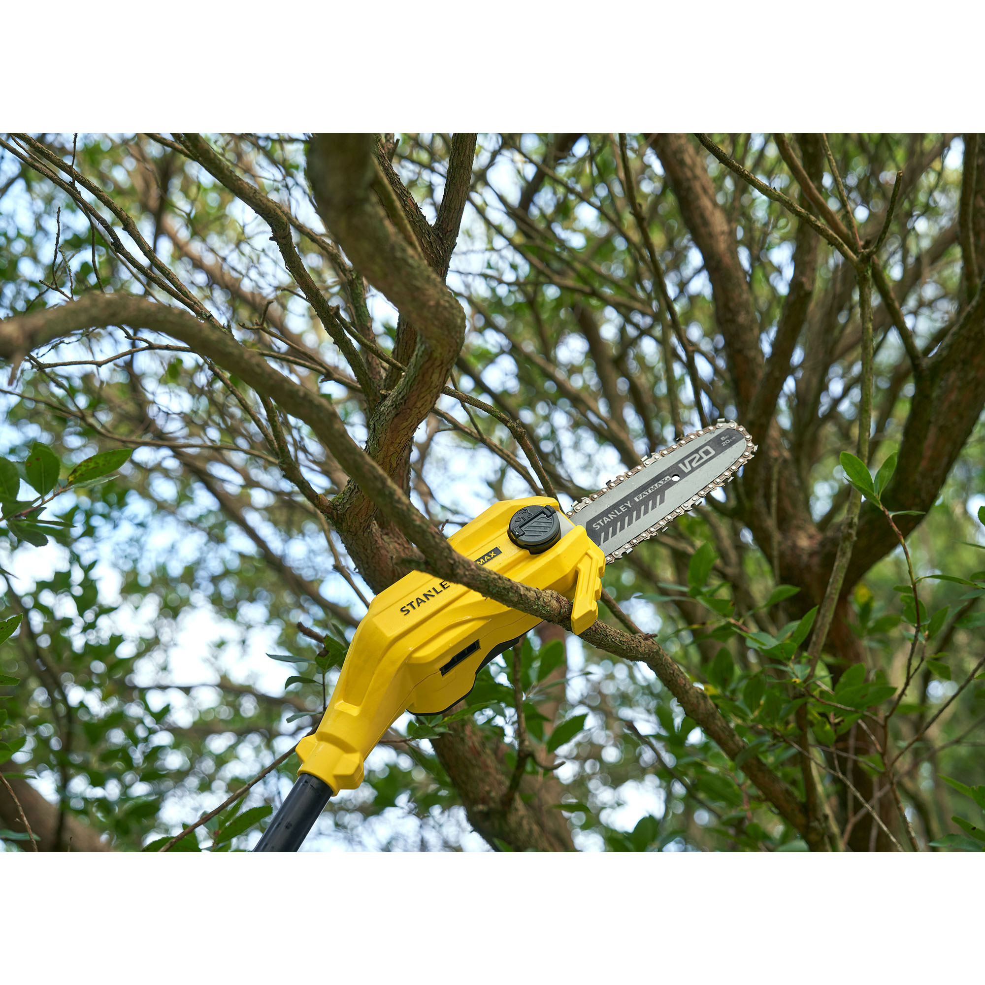 Elagueuse sur perche 20cm BRUSHLESS 18V Stanley FatMax V20 - 1 batterie 4Ah
