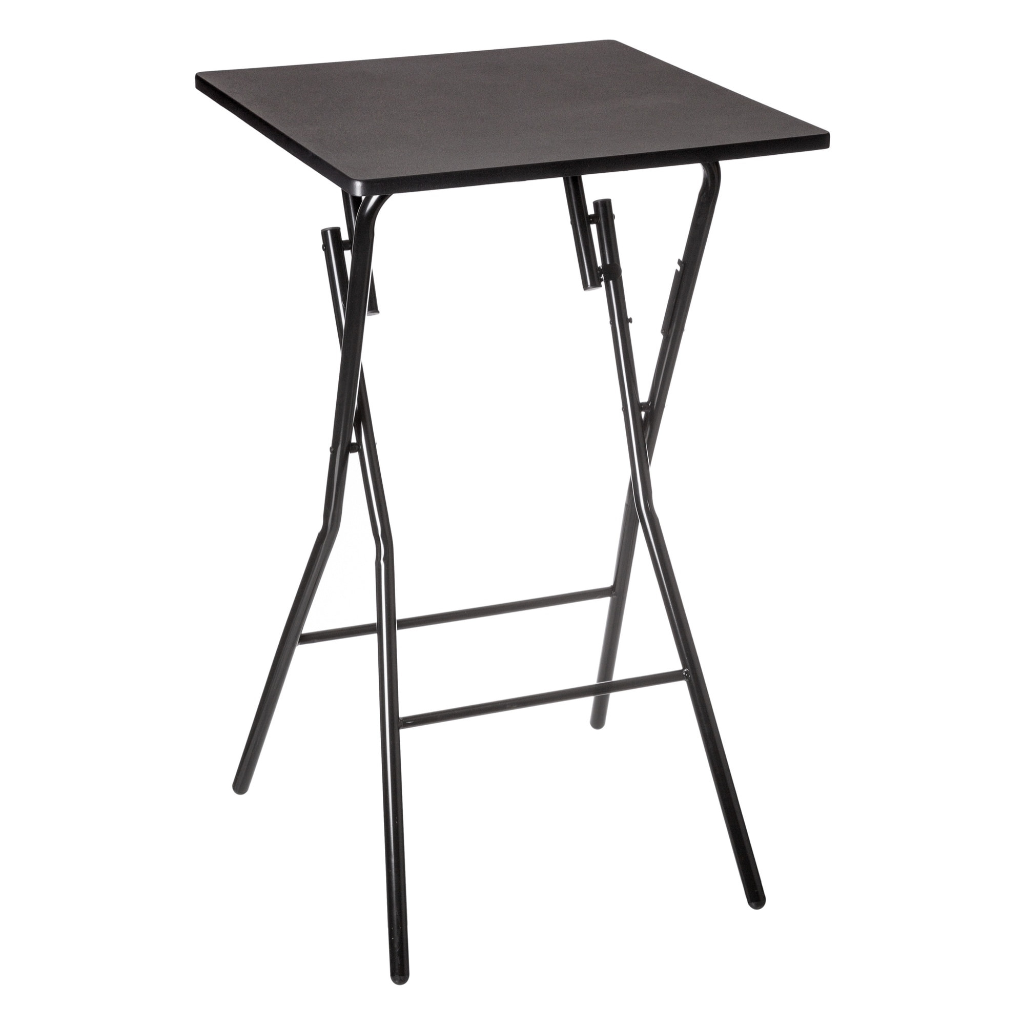 Mesa de bar plegable 60 x 60 cm negro