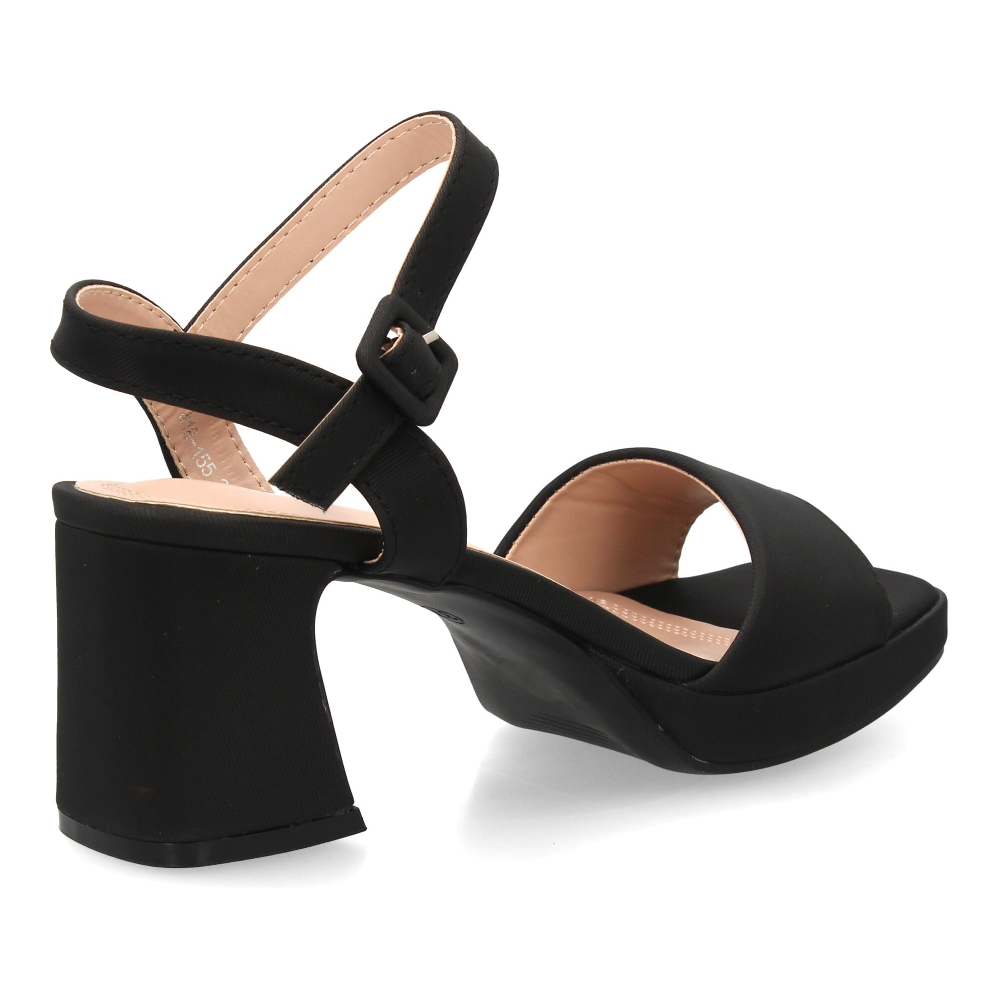 Sandalia tacón ancho plataforma elegante para mujer