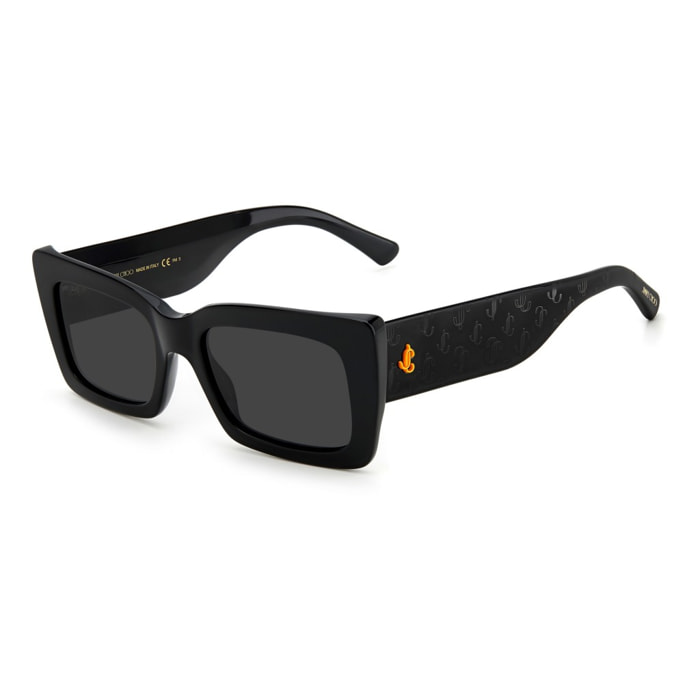 Jimmy Choo - lunettes de soleil - noir - protection solaire : catégorie 3