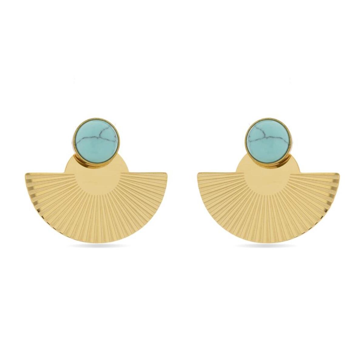 Pendientes Lux by Lux acabados oro 18k