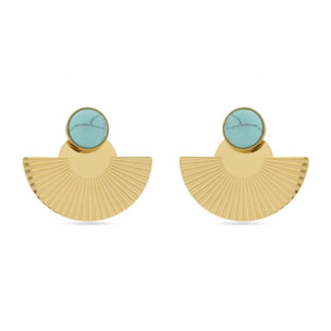 Pendientes Lux by Lux acabados oro 18k