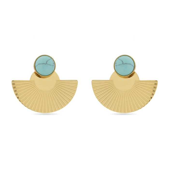 Pendientes Lux by Lux acabados oro 18k