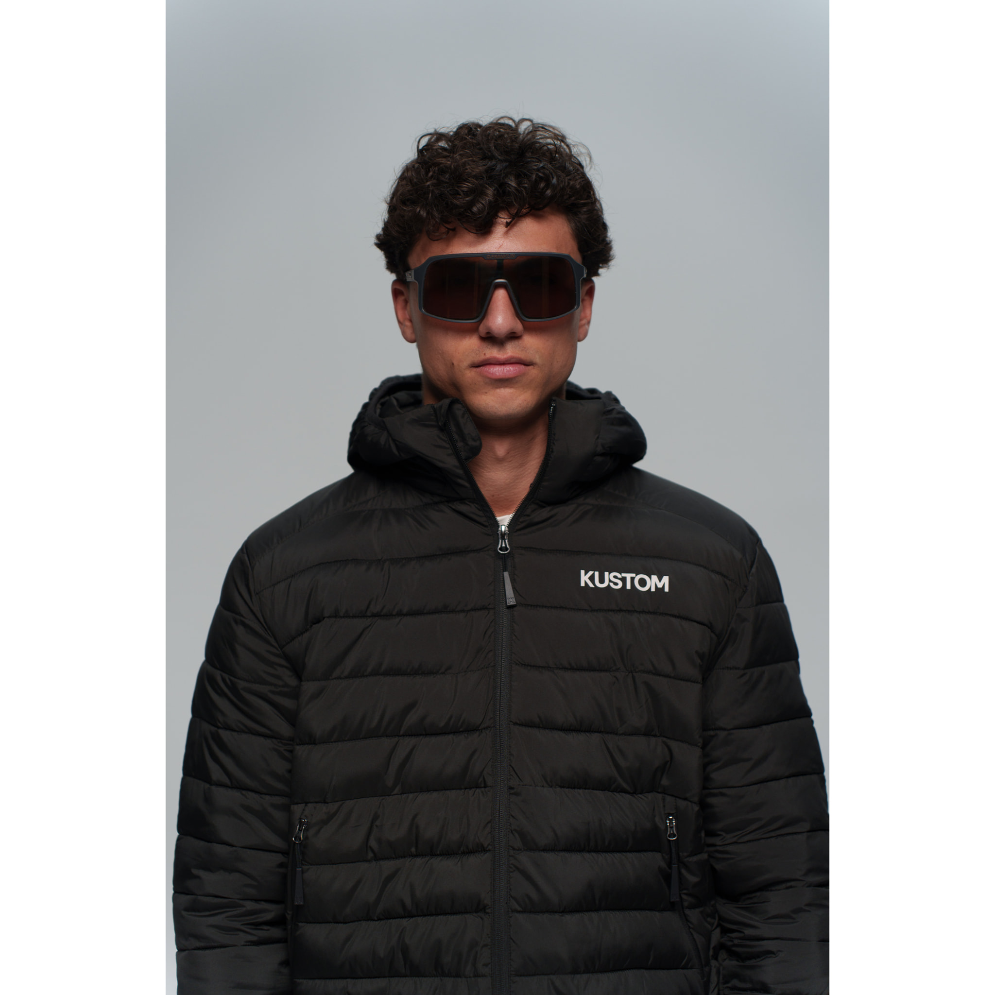 Chaqueta ligera para hombre KUSTOM SOLARA Light - Negro