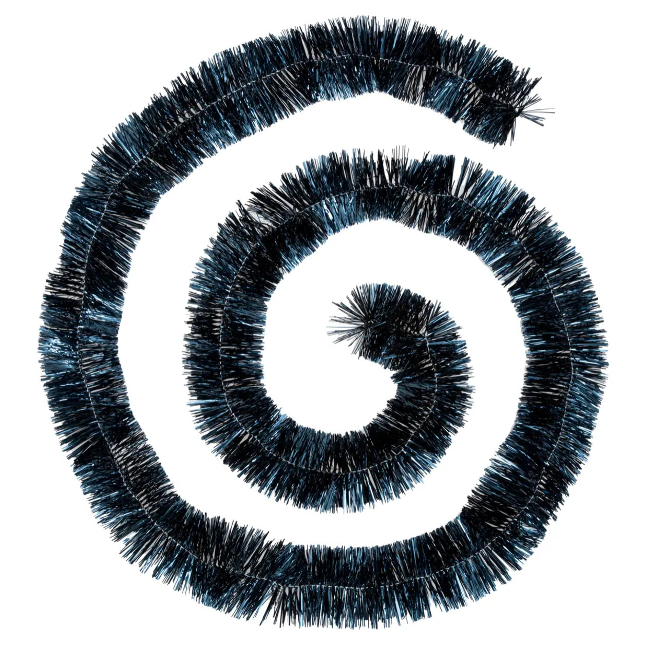 Guirlande de noël large bord festonné gris 75x4x2m