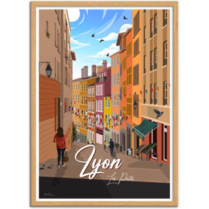 Affiche - Lyon Les Pentes - Benoit Collet