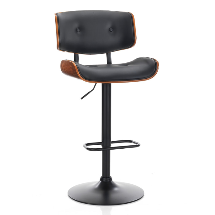 Tomasucci Tabouret noir d'Uppsala