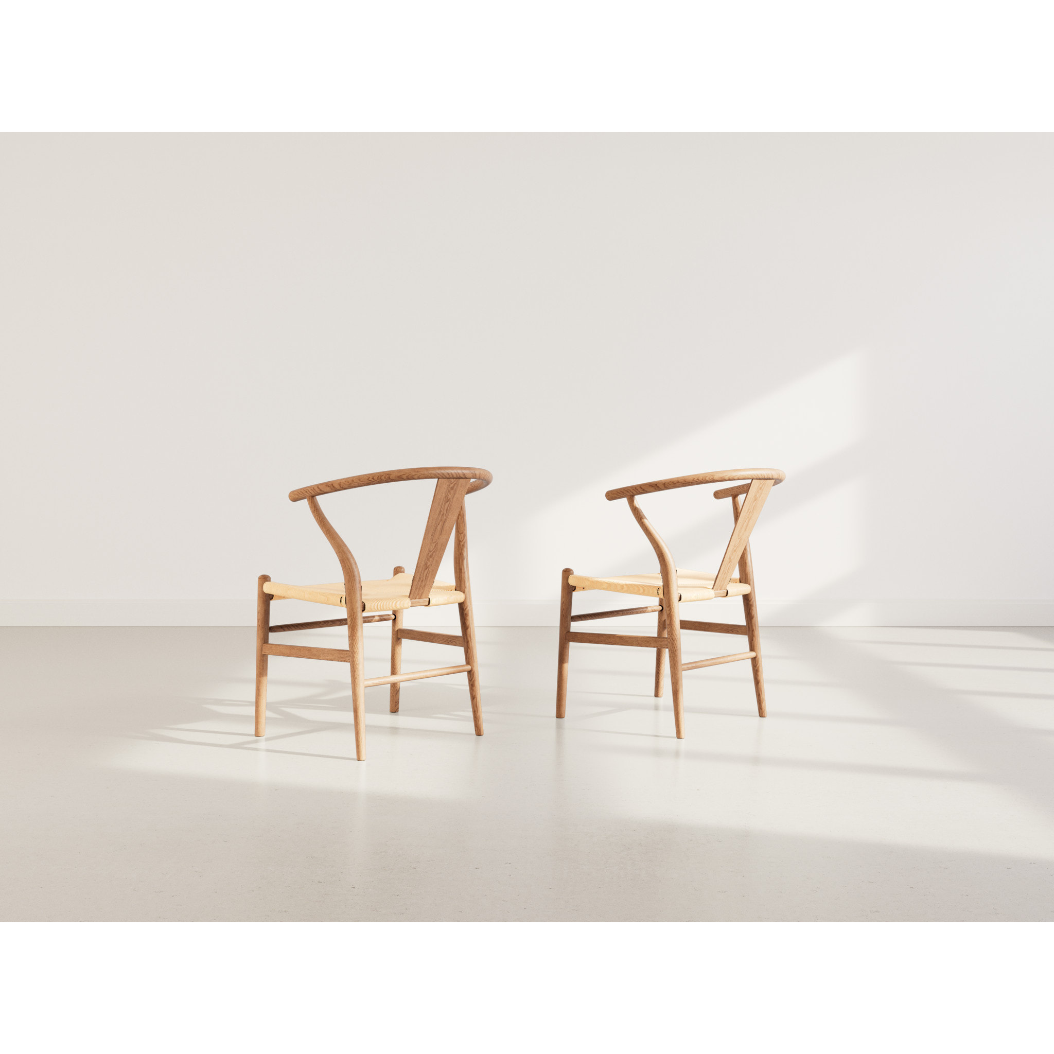 Bergen - lot de 2 chaises - bois d'hêtre - Bois