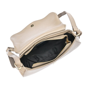 Borsa a spalla Carla Ferreri Beige