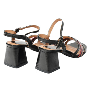 Sandali cinturino regolabile - tacco 7,5 cm