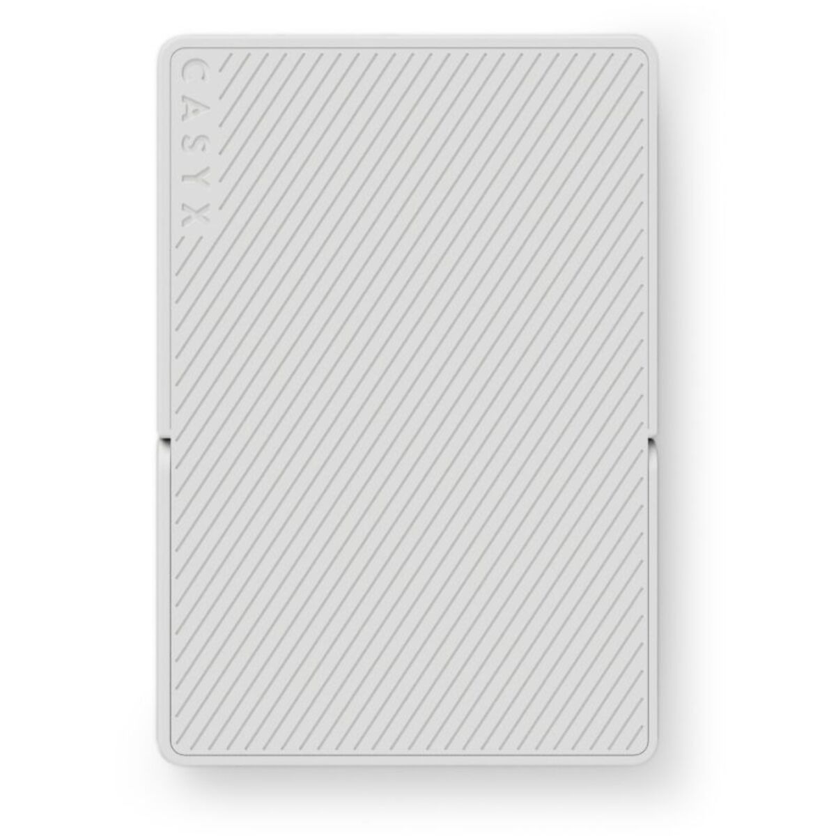 Batterie nomade CASYX 5000 mAh Qi2 MagSafe avec bequille gris