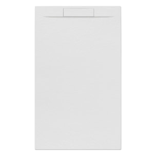 Fusion Receveur de douche 160x90cm en marbre coulé, Blanc (SATFU16090BL)