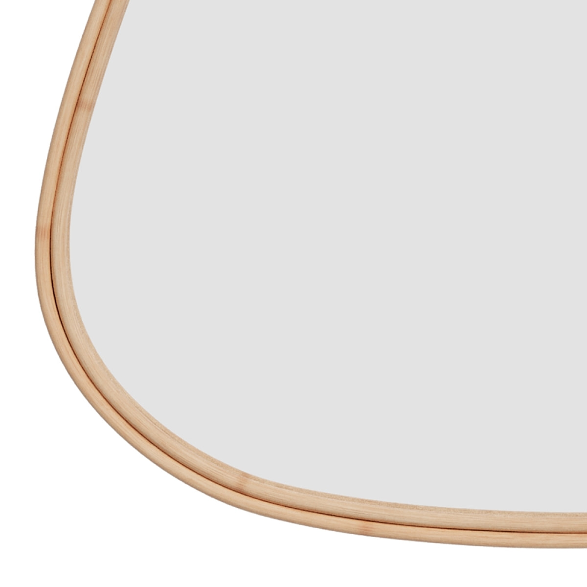 Miroir organique en rotin 81x56 cm - Tseri