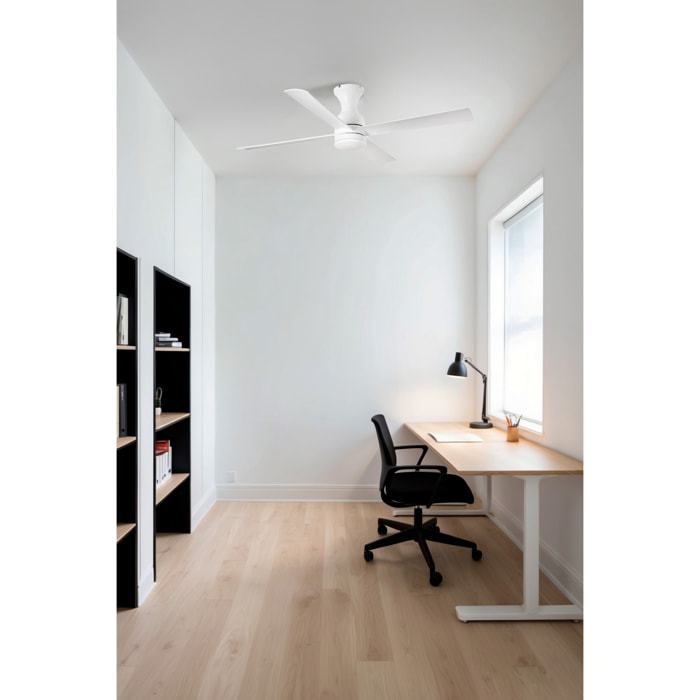 FRASER M LED Ventilador blanco