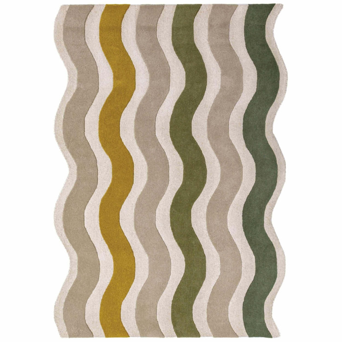 Tapis en laine festonné CASCADE