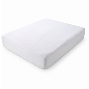 Coprimaterasso Intrecci Impermeabile in Microfibra Coral Effetto Vellutato con Rivestimento PU