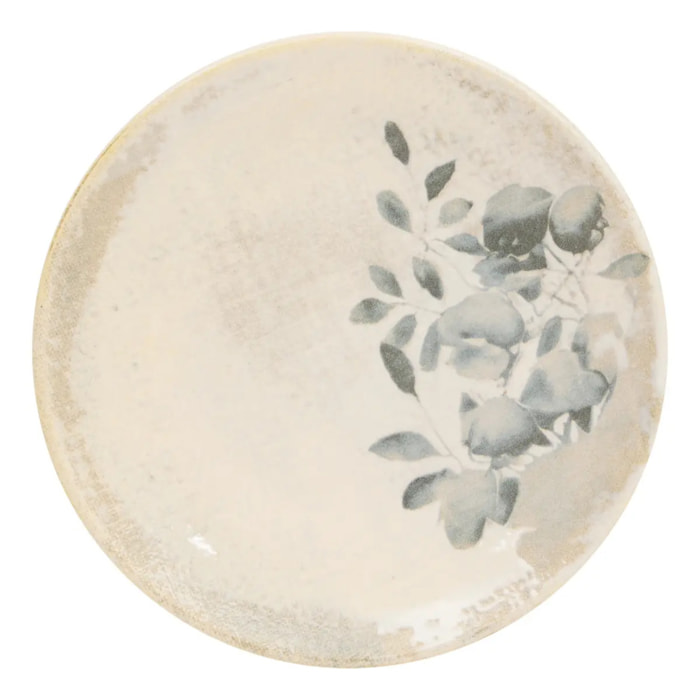 Assiette dessert Silvia D20cm gris