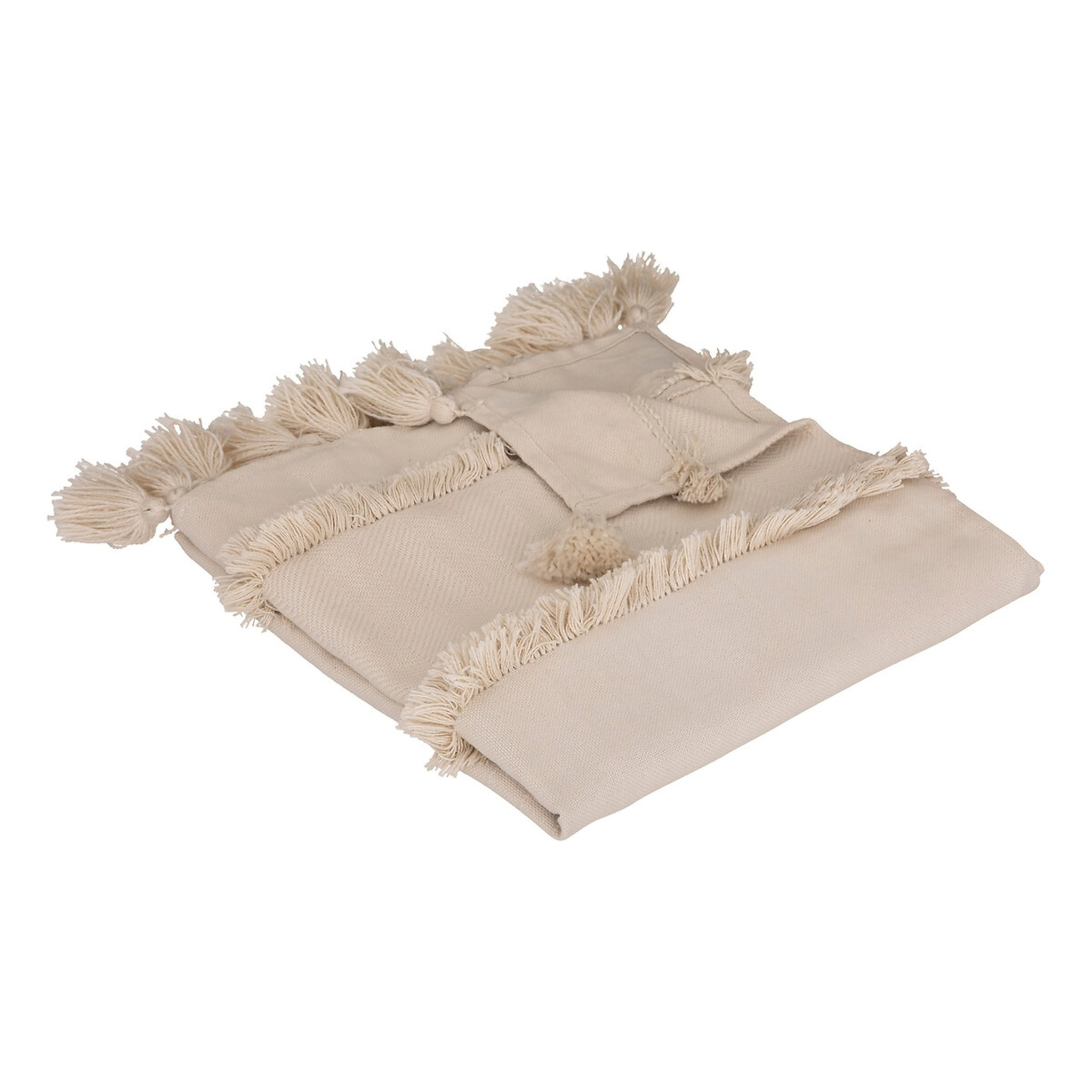 Colcha "row", beige, 130x180 cm
