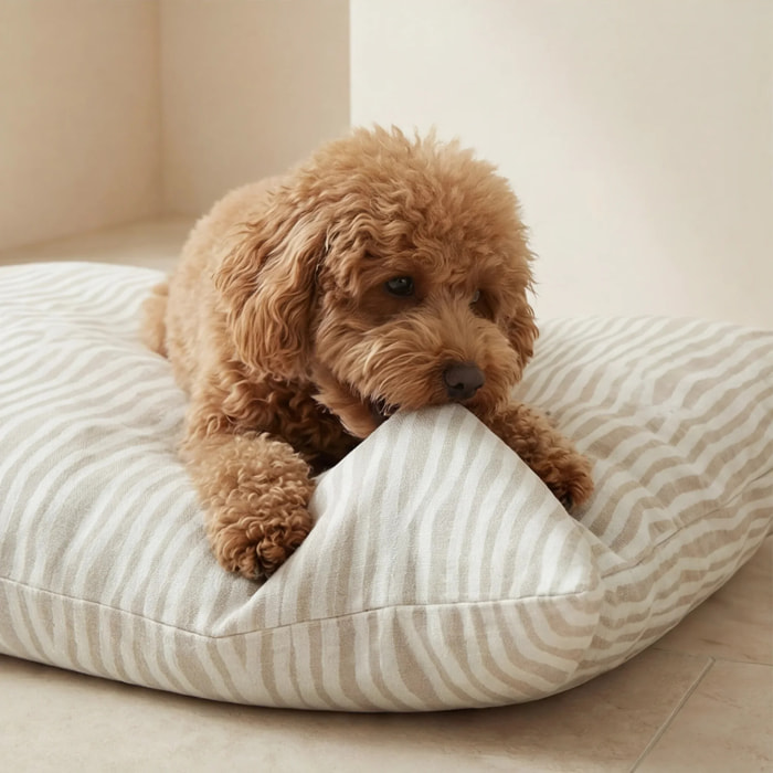 Housse antitaches pour lit pour animal Bobby Beige