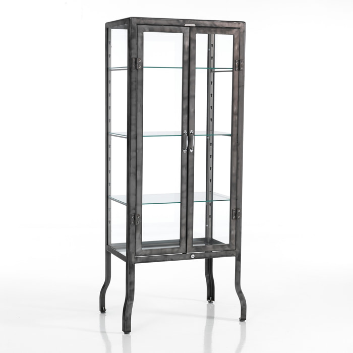 Tomasucci Vitrine haute à 2 portes MASH Multicolore