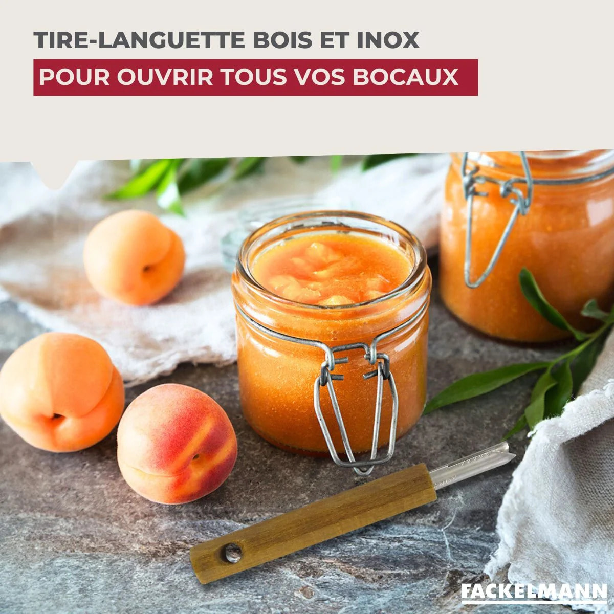 Tire languette, ouvre bocaux Fackelmann