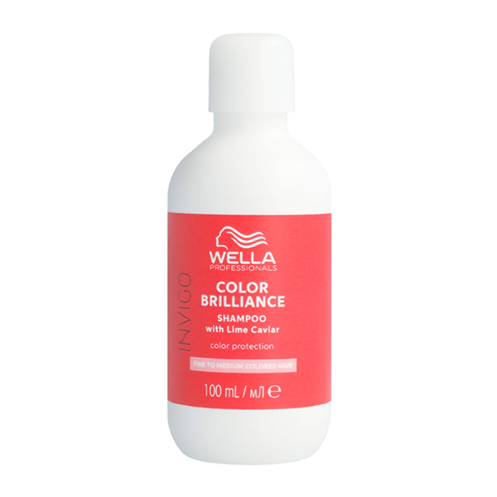 WELLA Invigo Color Brilliance Champú para Cabello Aletas/Normaux 100ml