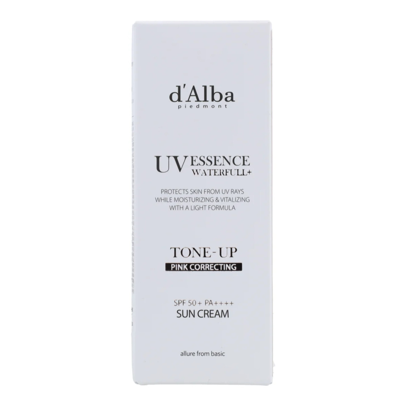 Protector solar Waterfull Tone-Up Sun Cream d'Alba 50 ml
