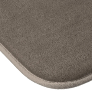 Tapis mémoire de forme Taupe Colorama