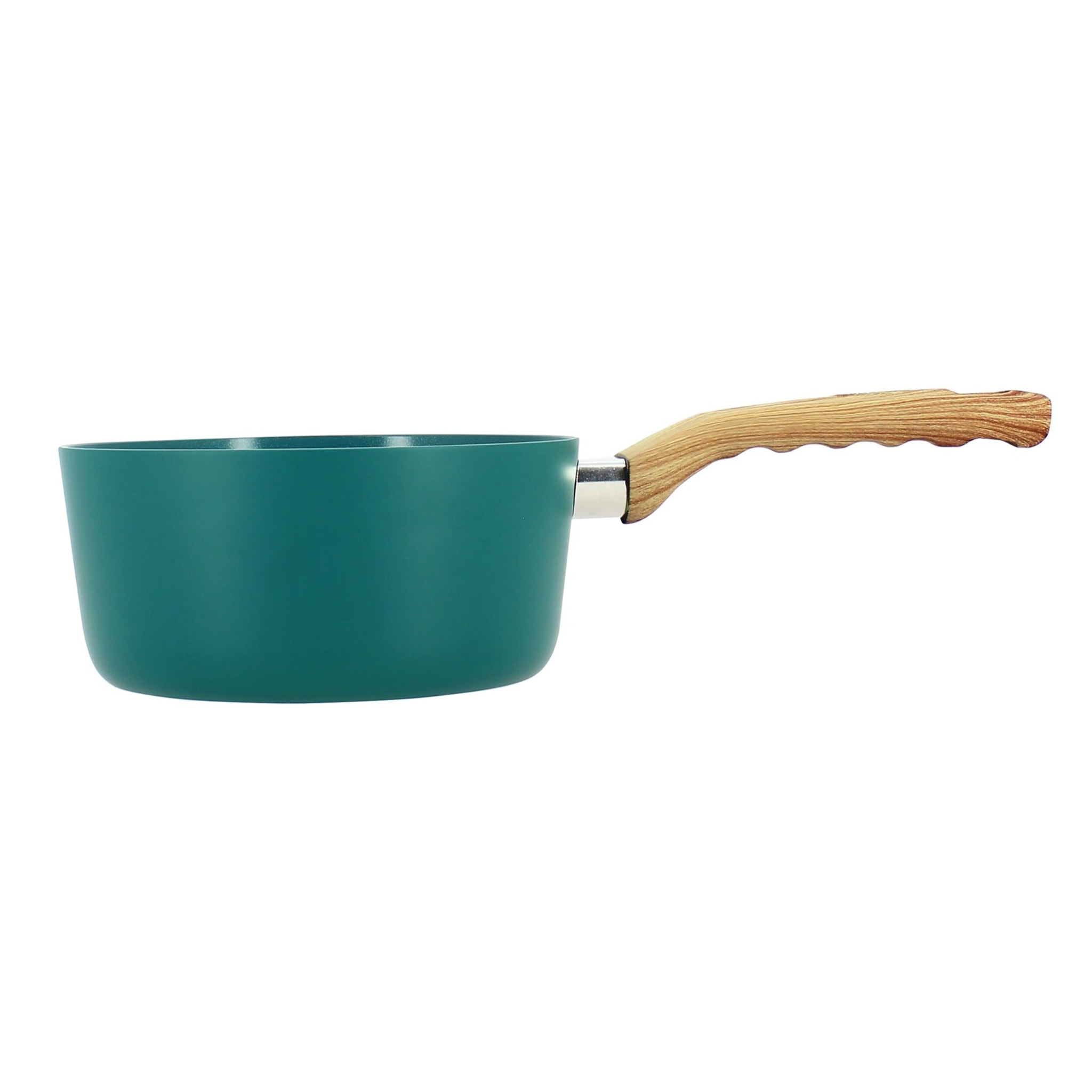 Casserole 20cm en aluminium recyclé bleu canard - tous feux COLORAMA