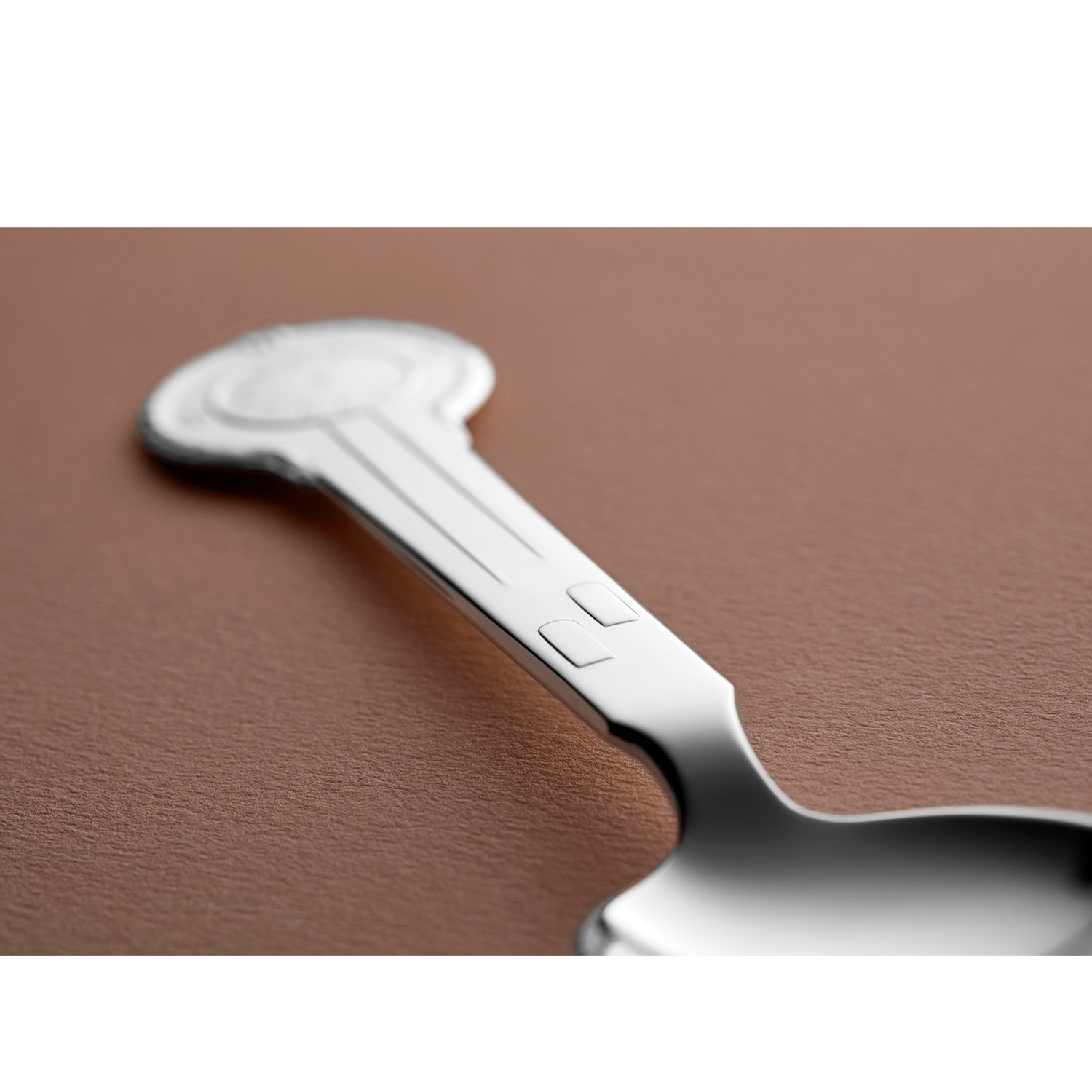 Cuillère de baptême Cloche avec fleurs