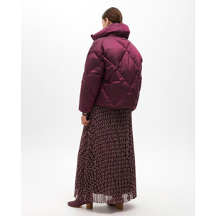 Anorak Metallico Trapuntato Midi