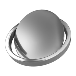 Poubelle à couvercle oscillant capacité 5L - WHEELTOP CHROME