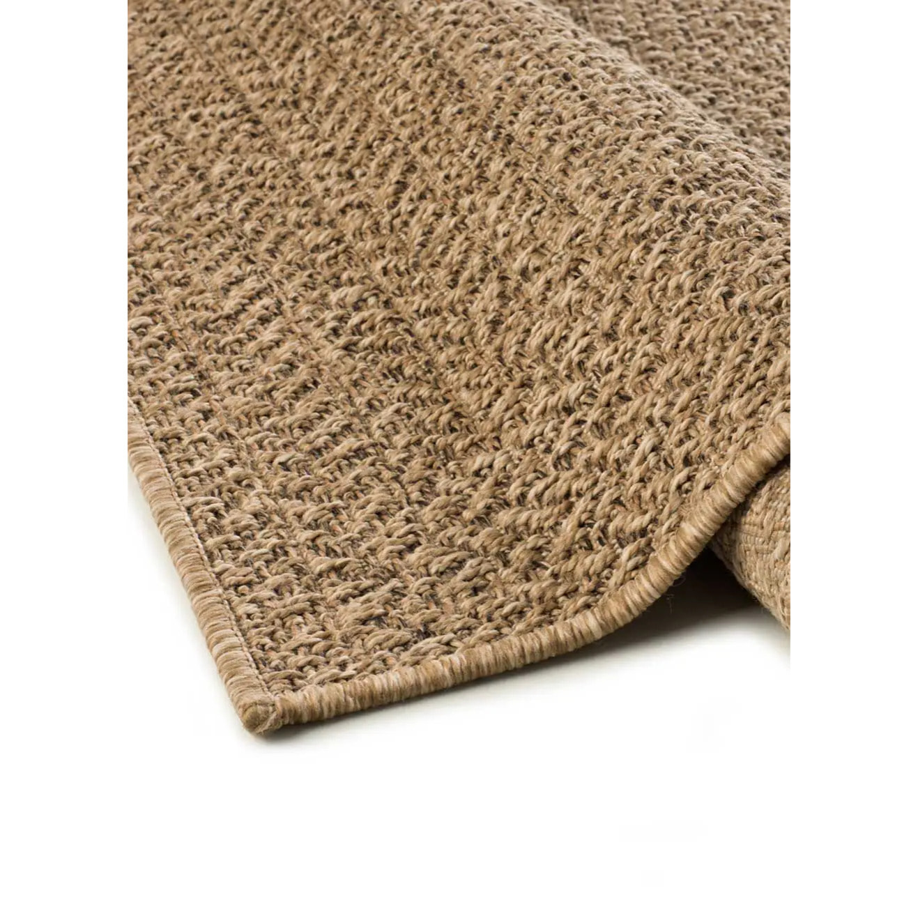 ACRA Alfombra de exterior efecto yute color natural, varias medidas disponibles.