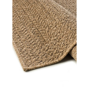 ACRA Alfombra de exterior efecto yute color natural, varias medidas disponibles.