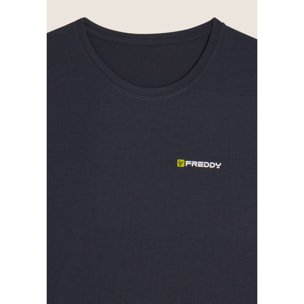 T-shirt Uomo in Cotone con Logo FREDDY Colorato