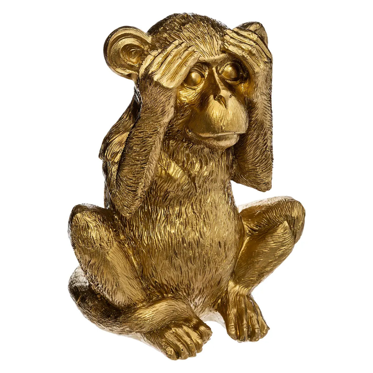 Lot de 3 singes Sagesse Sama H.17cm résine